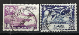 MALAISIE Perak Et Selangor Ca,1949: Lot D'obl. - Perak