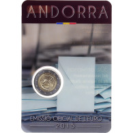 Andorre, 2 Euro, Majorité à 18 Ans, 2015, Monnaie De Paris, BU, FDC - Andorre