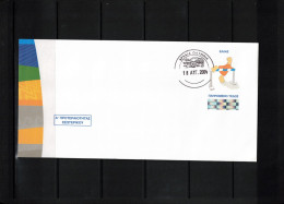 Greece 2004 Olympic Games Athens - Old OLYMPIA Interesting Postal Stationery Letter - Summer 2004: Athens