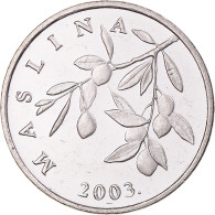 Monnaie, Croatie, 20 Lipa, 2003, SPL, Nickel Plaqué Acier, KM:7 - Croatie