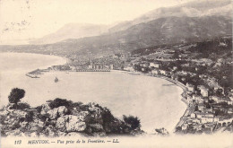 FRANCE - 06 - Menton - Vue Prise De La Frontière - Carte Postale Ancienne - Menton