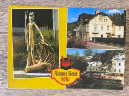 Ansichtskarte, Adams Hotel Hölle, Höllental Frankenwald, Gelaufen - Naila