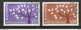 Frankrijk Europa Cept 1962 Gestempeld - 1962