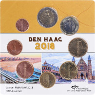 Pays-Bas, Euro-Set, 2018, Utrecht, DEN HAAC.BU, FDC - Pays-Bas