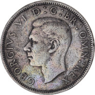 Monnaie, Grande-Bretagne, George VI, Florin, Two Shillings, 1949, TTB - J. 1 Florin / 2 Schillings