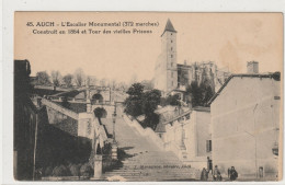 3 DEPT 32 : édit. J Maragnon N° 45 : Auch L'escalier Monumental ( 372 Marches ) - Auch