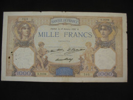 1000 Mille Francs - Céres Et Mercure - 13 Octobre 1932  **** EN ACHAT IMMEDIAT **** - 1 000 F 1927-1940 ''Cérès Et Mercure''