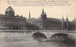 FRANCE - 75 - Paris - Tribunal De Commerce - Palais De Justice Et Conciergerie - Carte Postale Ancienne - Altri Monumenti, Edifici