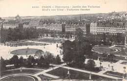 FRANCE - 75 - Paris - Panorama - Jardin Des Tuileries - Carte Postale Ancienne - Parken, Tuinen