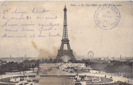 FRANCE - 75 - Paris - La Tour Eiffel - Vue Prise Du Trocadéro - Carte Postale Ancienne - Eiffeltoren