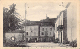 FRANCE - 47 - Cancon - Place De La Bascule Et La Calvaire - Carte Postale Ancienne - Sonstige & Ohne Zuordnung