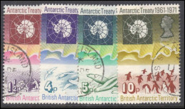 British Antarctic Territory 1971 Treaty Fine Used. - Usados