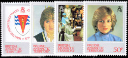 British Antarctic Territory 1982 Princess Diana Unmounted Mint. - Oblitérés