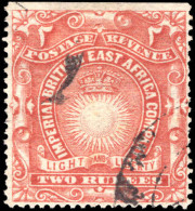 British East Africa 1890-95 2r Brick-red Fine Used. - Britisch-Ostafrika