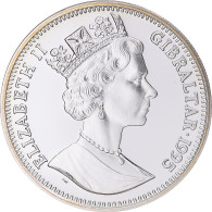 Monnaie, Gibraltar, Elizabeth II, 14 Ecus, 1995, ELIZABETH II.BE, FDC, Argent - Gibraltar