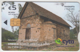 CYPRUS - Ancient Church In Asinou ,0212CY, 04/12, Tirage 75.000, Used - Chipre