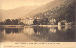 ANGLETERRE - Grasmere - Prince Of Wales Lake Hotel - From The Lake - Carte Postale Ancienne - Sonstige & Ohne Zuordnung