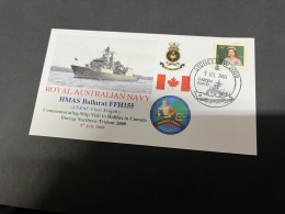 5-7-2023 (1 S 22) Royal Australian Navy Warship - HMAS Ballarat GFFH 155 (Canada Stamp) - Sonstige & Ohne Zuordnung