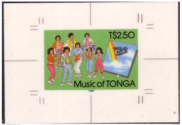 Tonga 1988 Cromalin Proof - Local Youth Rock Band "The Jets"  - Guitar - 4 Exist - Musique