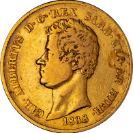 Italie - Royaume De Sardaigne 20 Lire Charles Albert 1838 - Piamonte-Sardaigne-Savoie Italiana