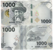 Kyrgyzstan 1000 Som 2023 UNC - Kirgisistan