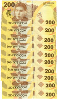 Kyrgyzstan 10x 200 Som 2023 UNC - Kirghizistan