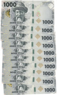 Kyrgyzstan 10x 1000 Som 2023 UNC - Kirgizïe