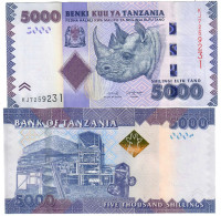 Tanzania 5000 Shillings 2011 (2020) UNC - Tansania