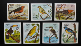 CAMBODGE / CAMBODIA/  Expo Argentina '' Oiseaux'' 1985   ( Imperf ) - Specht- & Bartvögel