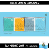 B0931# San Marino 2023. HB Las Cuatro Estaciones (MNH) COL#5/9 - Nuovi