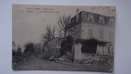 ️ 94  ABLON APRES LA CRUE 2 FEVRIER 1910 LA RUE SIMON PRES DU QUAI - Ablon Sur Seine