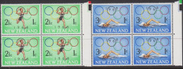 1968. New Zealand. HEALTH Complete Set In 4-blocks Never Hinged.  (MICHEL 487-488) - JF534523 - Covers & Documents