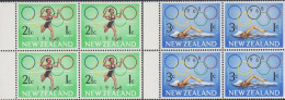 1968. New Zealand. HEALTH Complete Set In 4-blocks Never Hinged.  (MICHEL 487-488) - JF534524 - Covers & Documents