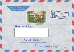 UGANDA - REGISTERED AIRMAIL KAMPALA > BERN/CH / *345 - Oeganda (1962-...)