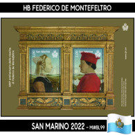 B0933# San Marino 2022. HB Federico De Montefeltro (MNH) MI#BL99 - Unused Stamps