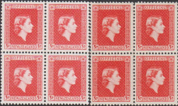 1954. New Zealand. OFFICIAL - Elizabeth 3 D In Two Different Prints In Never Hinged 4-b... (MICHEL DIENST 82) - JF534552 - Service