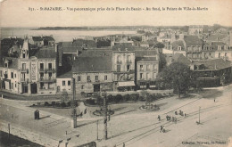 St Nazaire * Vue Panoramique Prise De La Place Du Bassin * Au Fond , La Pointe De Ville ès Martin - Saint Nazaire