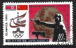 DPR KOREA. Timbre Oblitéré De 1980. Tir Aux J.O. De Moscou. - Shooting (Weapons)