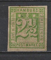 Duitsland Deutschland Germany Allemagne Alemania Hamburg 14 MLH 1864 NOW MANY STAMPS OF OLD GERMANY - Hamburg