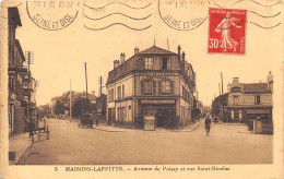 78-MAISON-LAFFITTE- AVENUE DE POISSY ET RUE SAINT-NICOLAS - Maisons-Laffitte