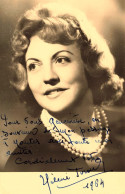 Hélène PIROIRD * CP Dédicacée Dédicace Autographe * Musique Musicien Artiste Française Soliste Opéra - Sänger Und Musikanten