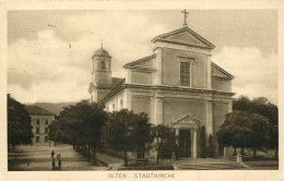 516 OLTEN STADTKIRCHE Serie 1 Alt Olten PHOTOGRAPHISCHE Gesellschaft J. Buchman & Cie - Olten