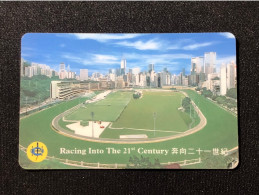 Hong Kong Telephone Phonecard, Horse Racing, Set Of 1 Used Card - Hongkong