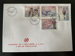 Cape Kap Verde Cabo Verde 2009 Mi. 939 - 942 FDC Louis Braille - Isola Di Capo Verde