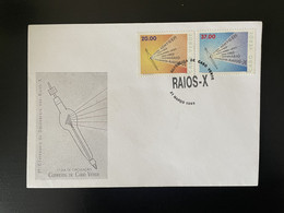 Cape Verde Cabo Verde 1995 Mi. 690 - 691 FDC Röntgenstrahlen Rayons X Raios-X X-Ray Santé Medecine - Kap Verde