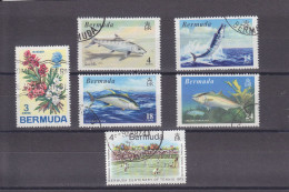 BERMUDA - BERMUDES - 1970/1973 - O / FINE CANCELLED - FLOWERS, WORD RECORDS FISHING, TENNIS - Bermuda