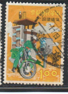 CHINA REPUBLIC CINA TAIWAN FORMOSA 1967 PROGRESS COMMUNICATIONS TRANSPORTATION SERVICES MAILMAN 1$ USED USATO OBLITERE' - Oblitérés