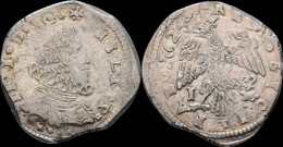 Italy Sicily Messina Philip IV Of Spain AR 4 Tari 1624 - Sicilia