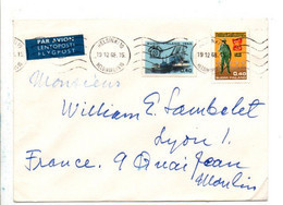 FINLANDE AFFRANCHISSEMENT COMPOSE SUR LETTRE POUR LA FRANCE 1969 - Lettres & Documents