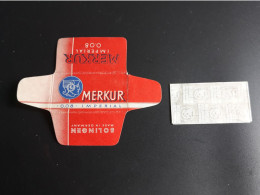 Lame De Rasoir Allemande MERKUR 0.08 - German Safety Razor Blade Wrapper - Razor Blades